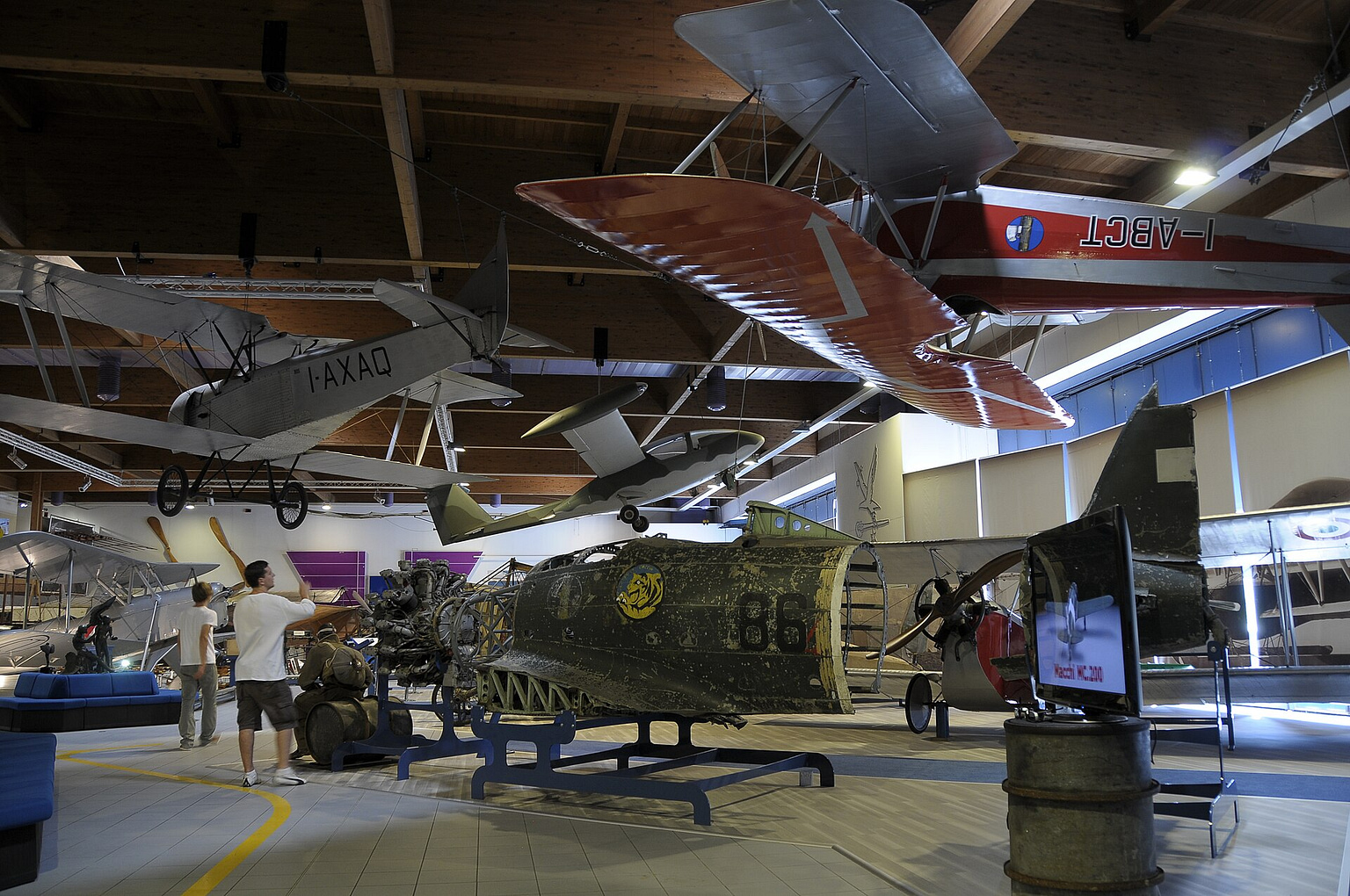 Preserved Macchi C.200 Saetta at the Museo Caproni, Italy. Photo: Ennio Varani / Wikimedia Commons (CC BY-SA 3.0).
