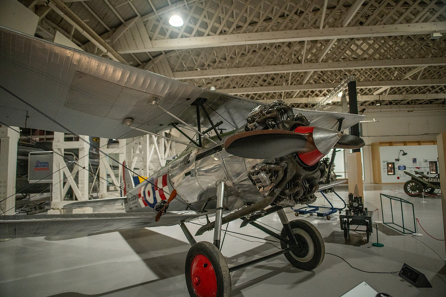 Bristol Bulldog Mk IIA, three-quarter view. Photo: Wikimedia Commons (CC BY 2.0).