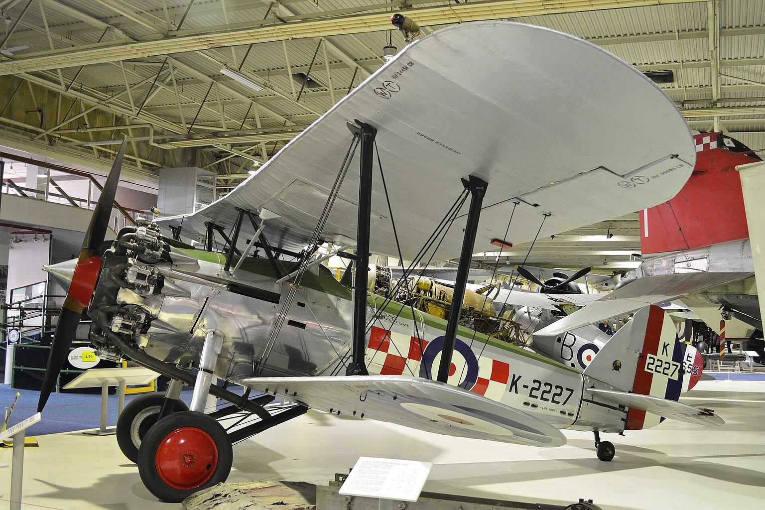 Bristol Bulldog Mk IIA ‘K2227’ (G-ABBB), the RAF Museum’s survivor in RAF markings. Photo: A