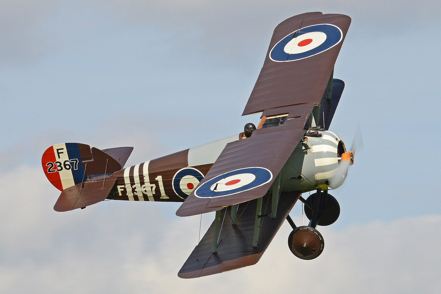Airworthy Sopwith Snipe replica marked F2367