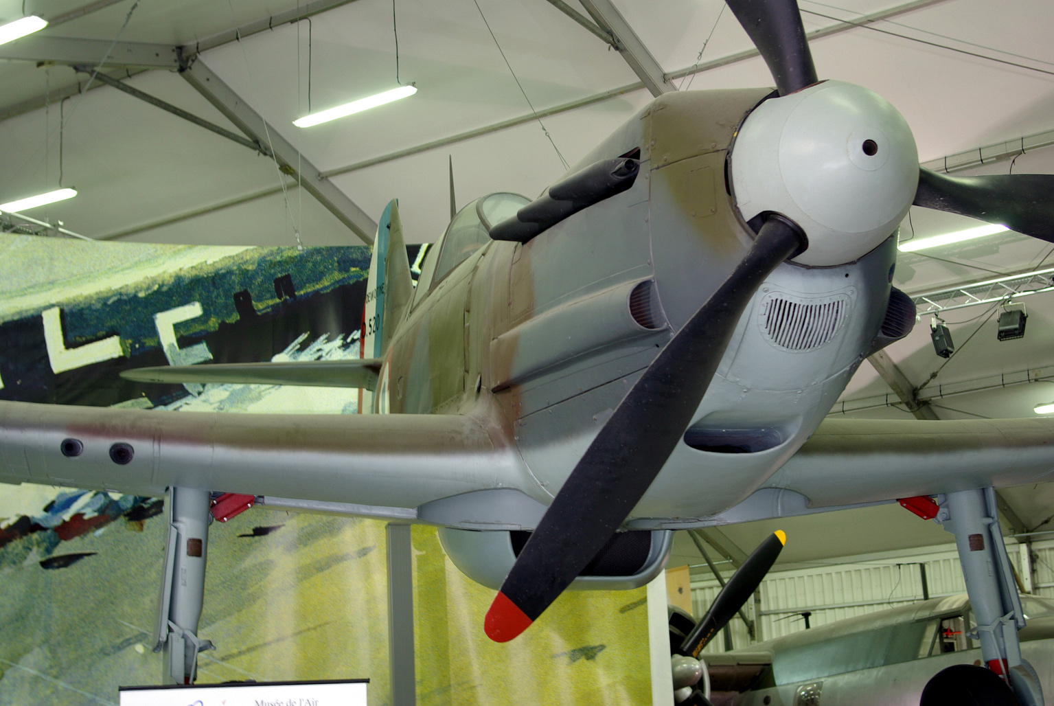 Dewoitine D.520 at the Musée de l'Air et de l'Espace