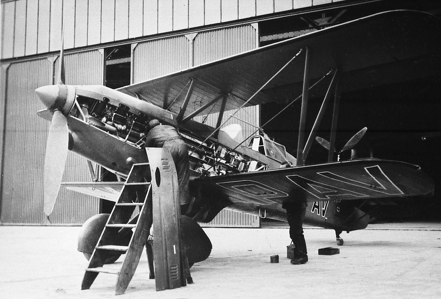 Avia B-534 of the Czechoslovak Air Force, around January 1939. Photo: unknown author, public domain.