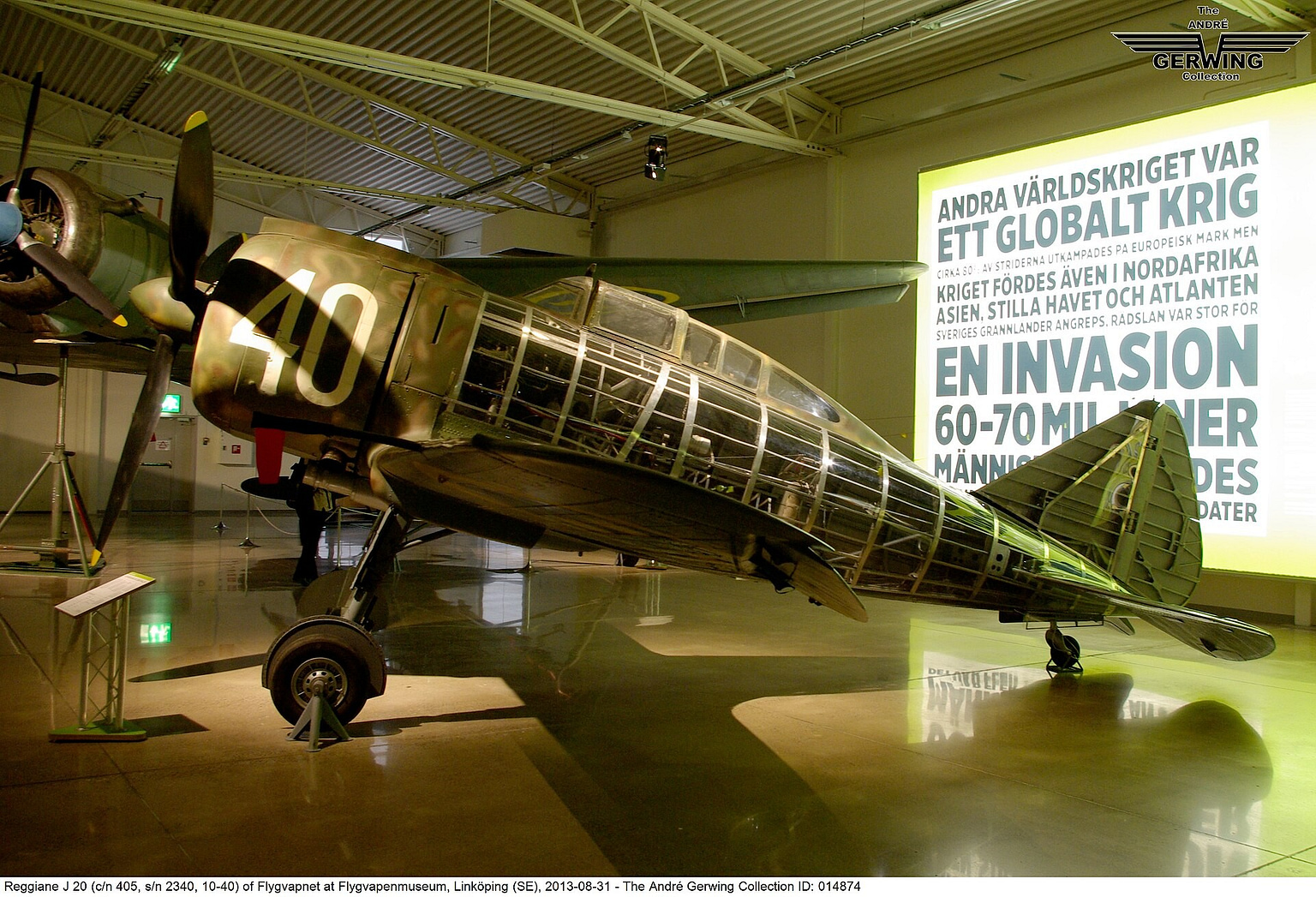 Detail of the preserved J 20 (c/n 405, serial 2340).