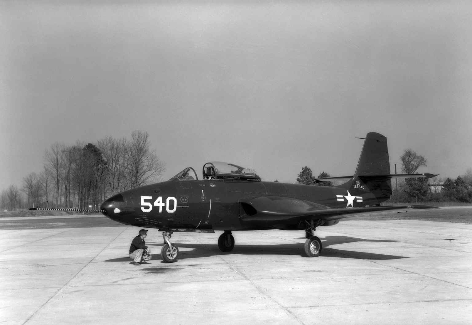 McDonnell F2H-1 Banshee photographed by NACA in 1951