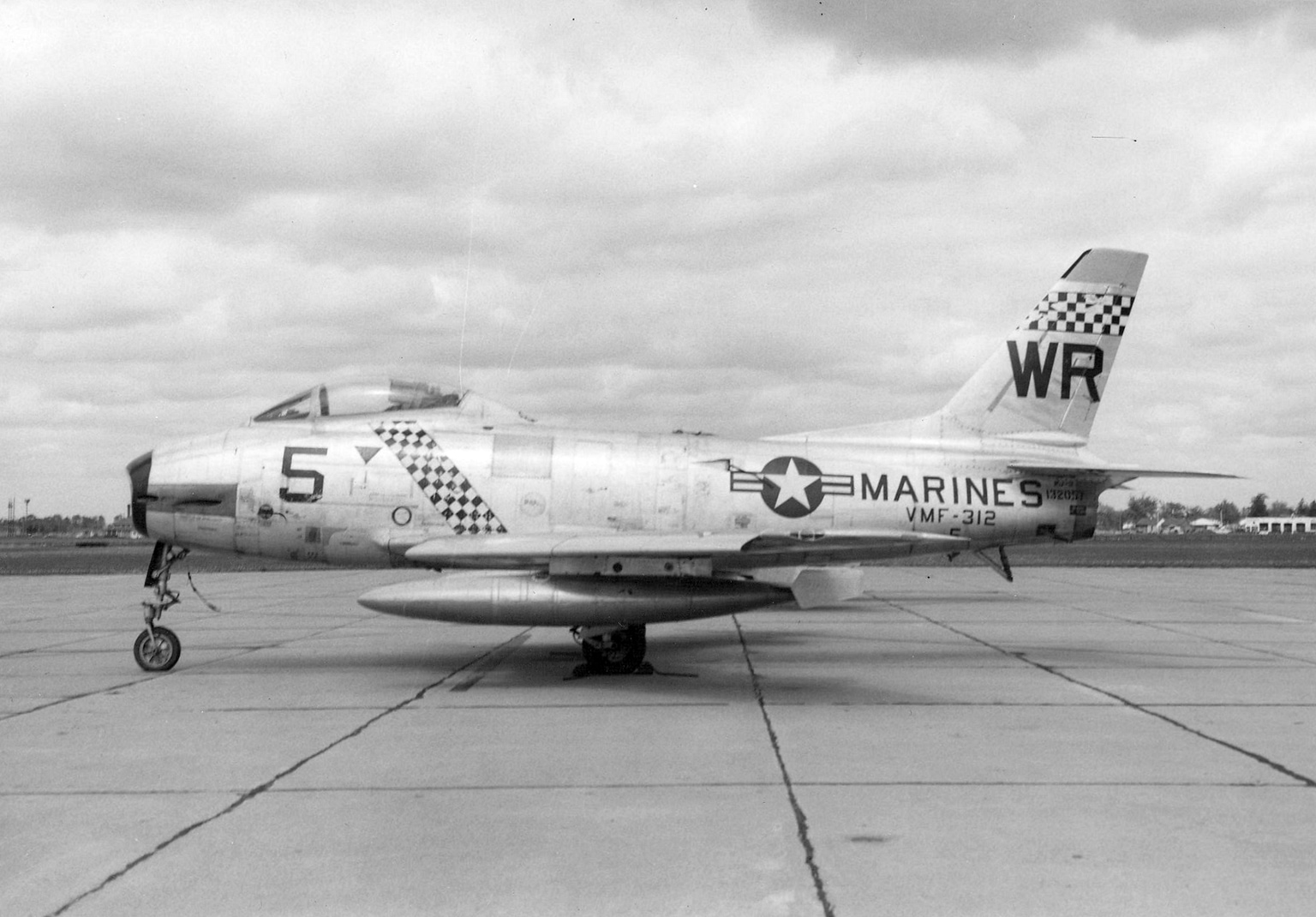 North American FJ-2 Fury of VMF-312, circa 1955