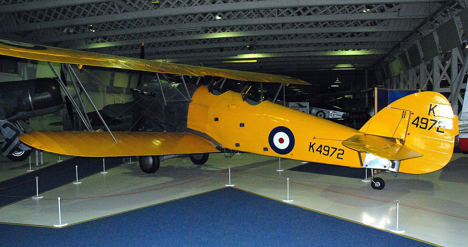 Hawker Hart Trainer at the RAF Museum, Hendon. Photo: Roland Turner / Wikimedia Commons (CC BY-SA 2.0).