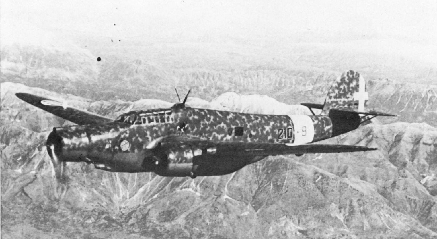 CANT Z.1007 early-series single-fin Italian bomber