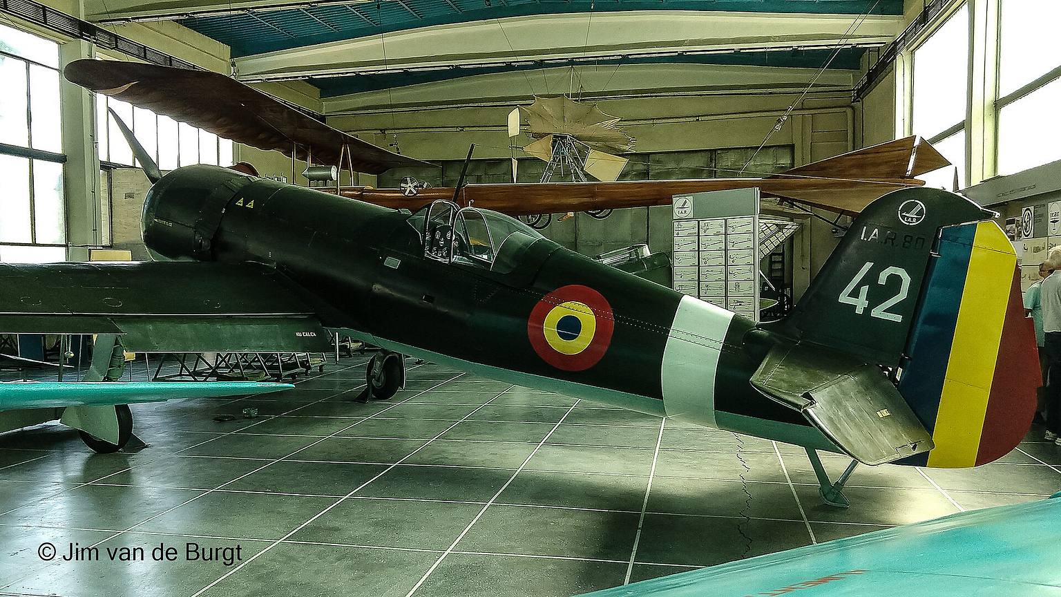 IAR 80 number 42 at the National Military Museum in Bucharest