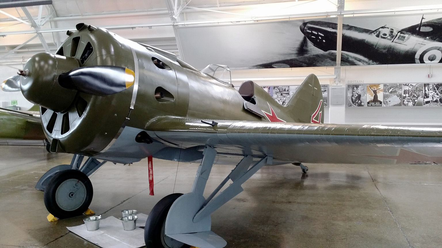 Polikarpov I-16 Soviet monoplane fighter of the 1930s