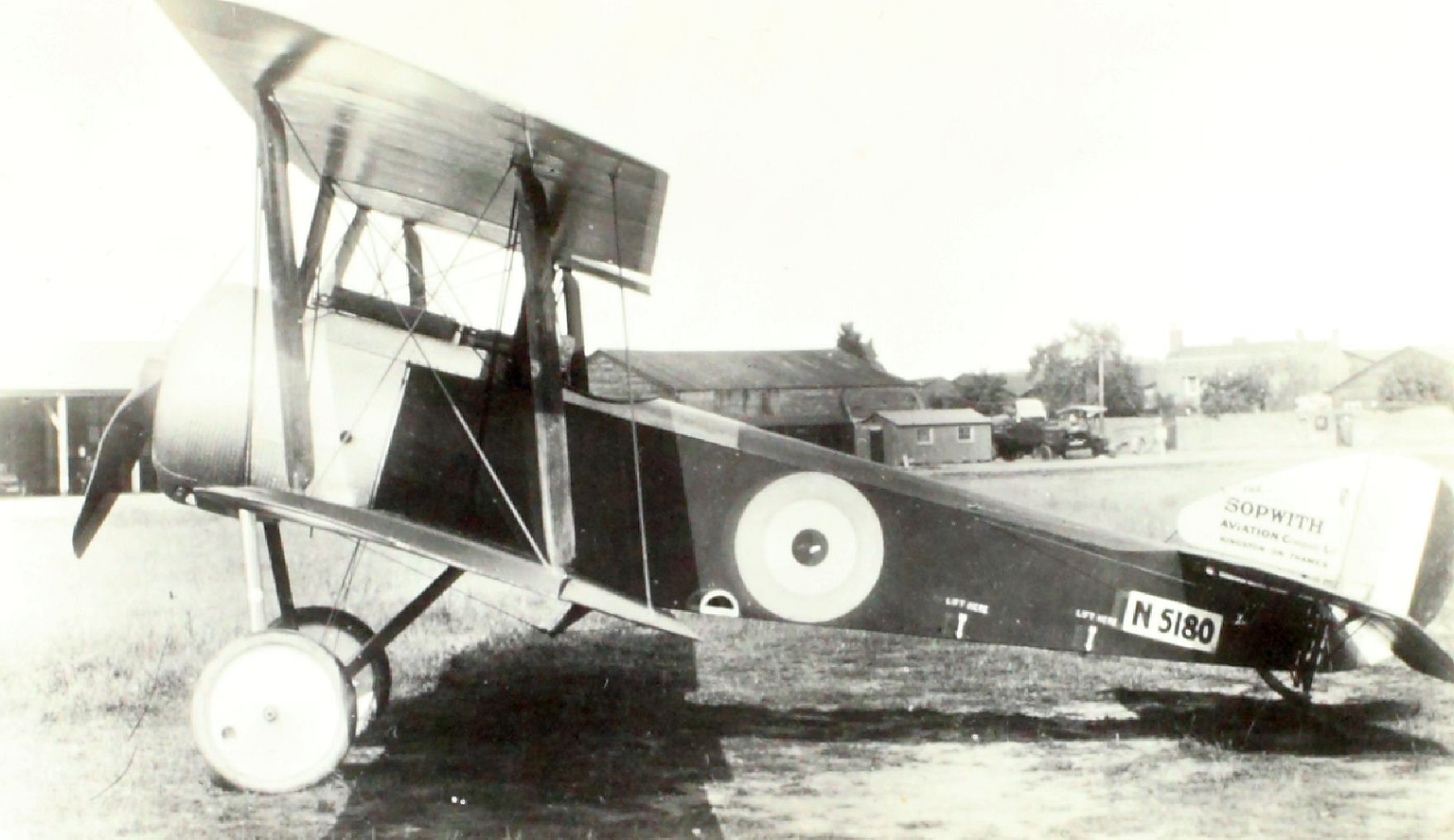 Sopwith Pup single-seat fighter, also known as the Sopwith Scout