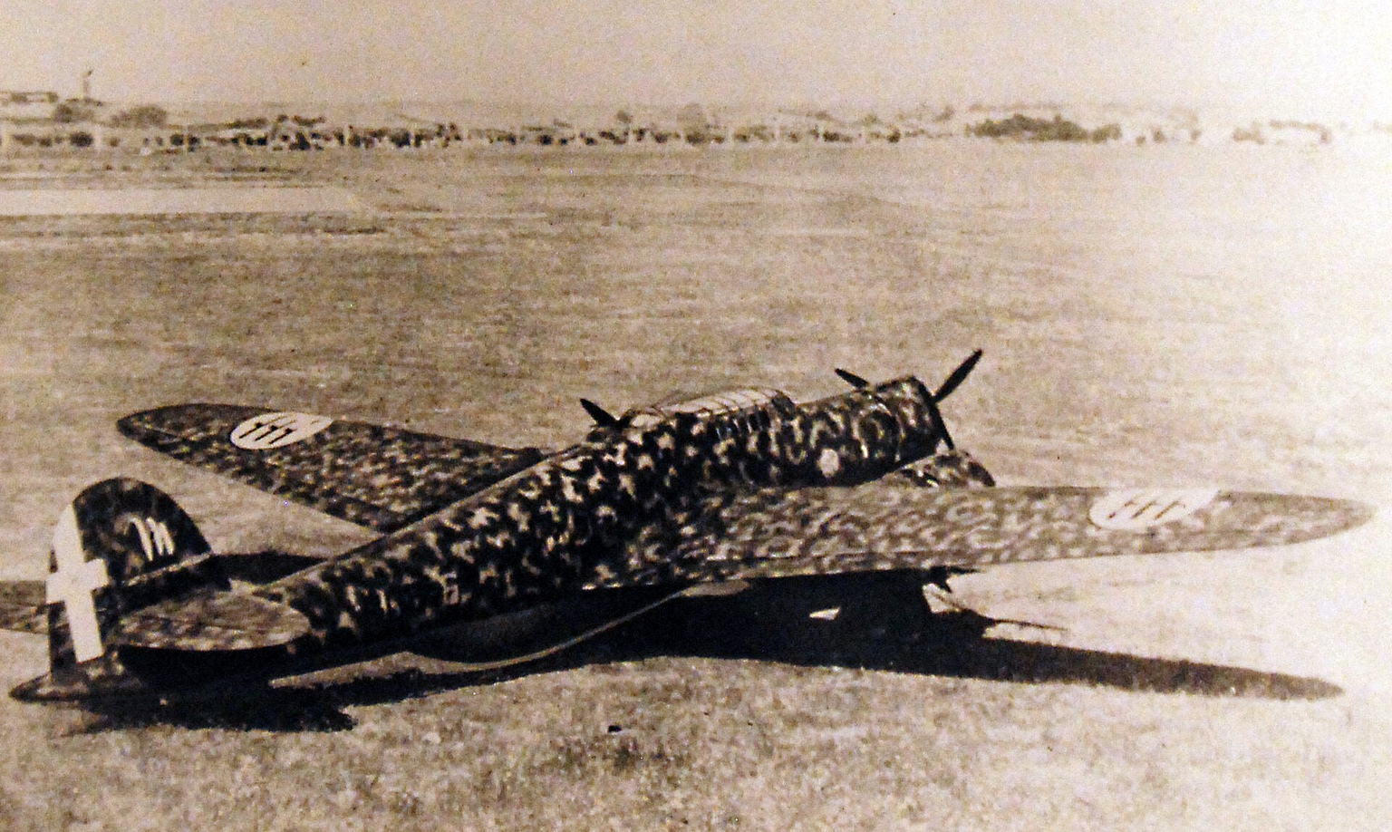 CANT Z.1007 bis Italian trimotor bomber, U.S. Navy photograph 1943