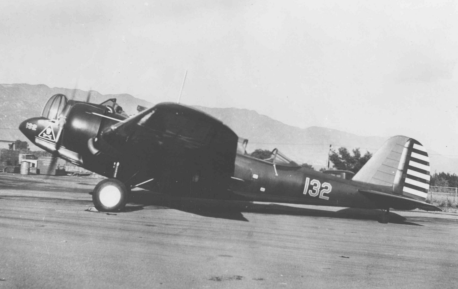 Martin B-12A, a Pratt & Whitney-engined variant of the B-10, in flight