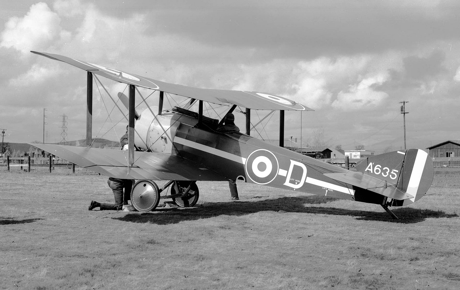 A preserved Sopwith Pup photographed in 1972