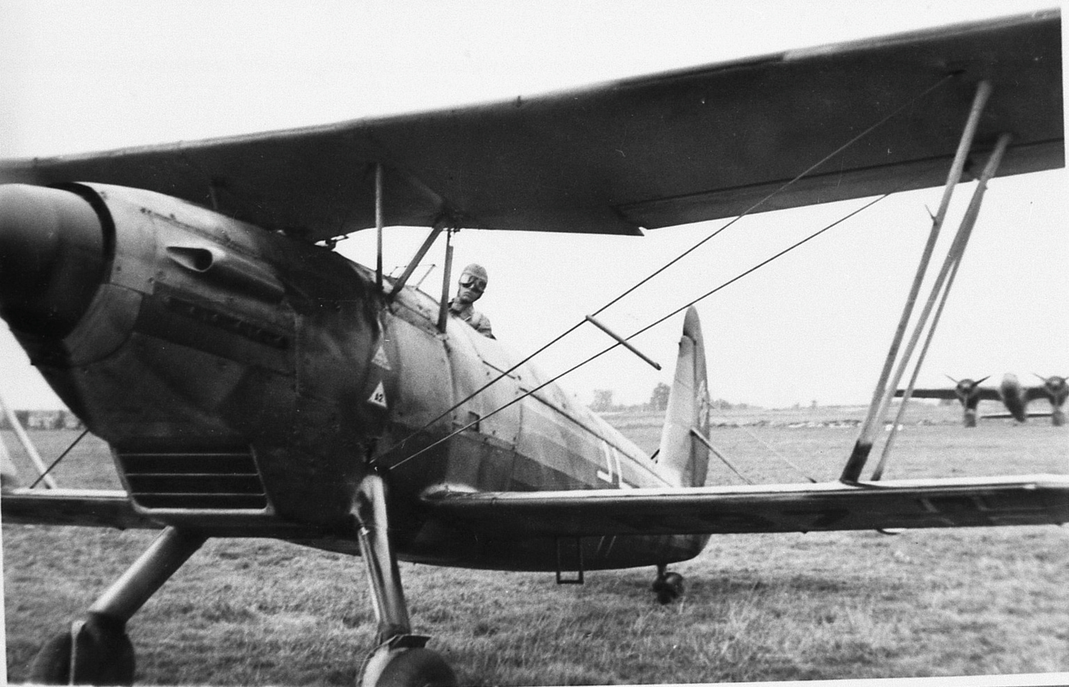 Arado Ar 68 E-1 at a Luftwaffe flying school 1939
