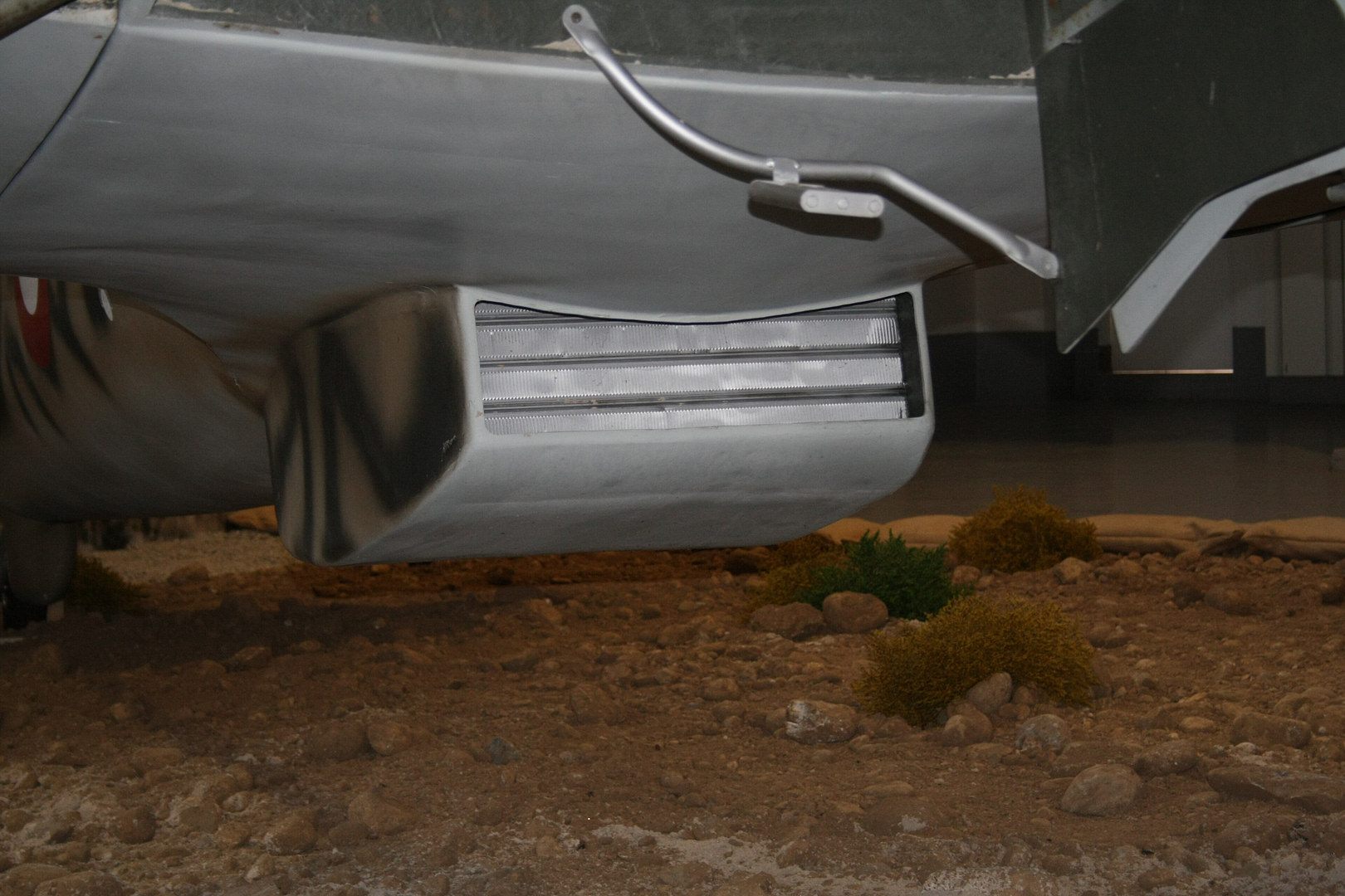 Ventral radiator of a Macchi C.205 Veltro
