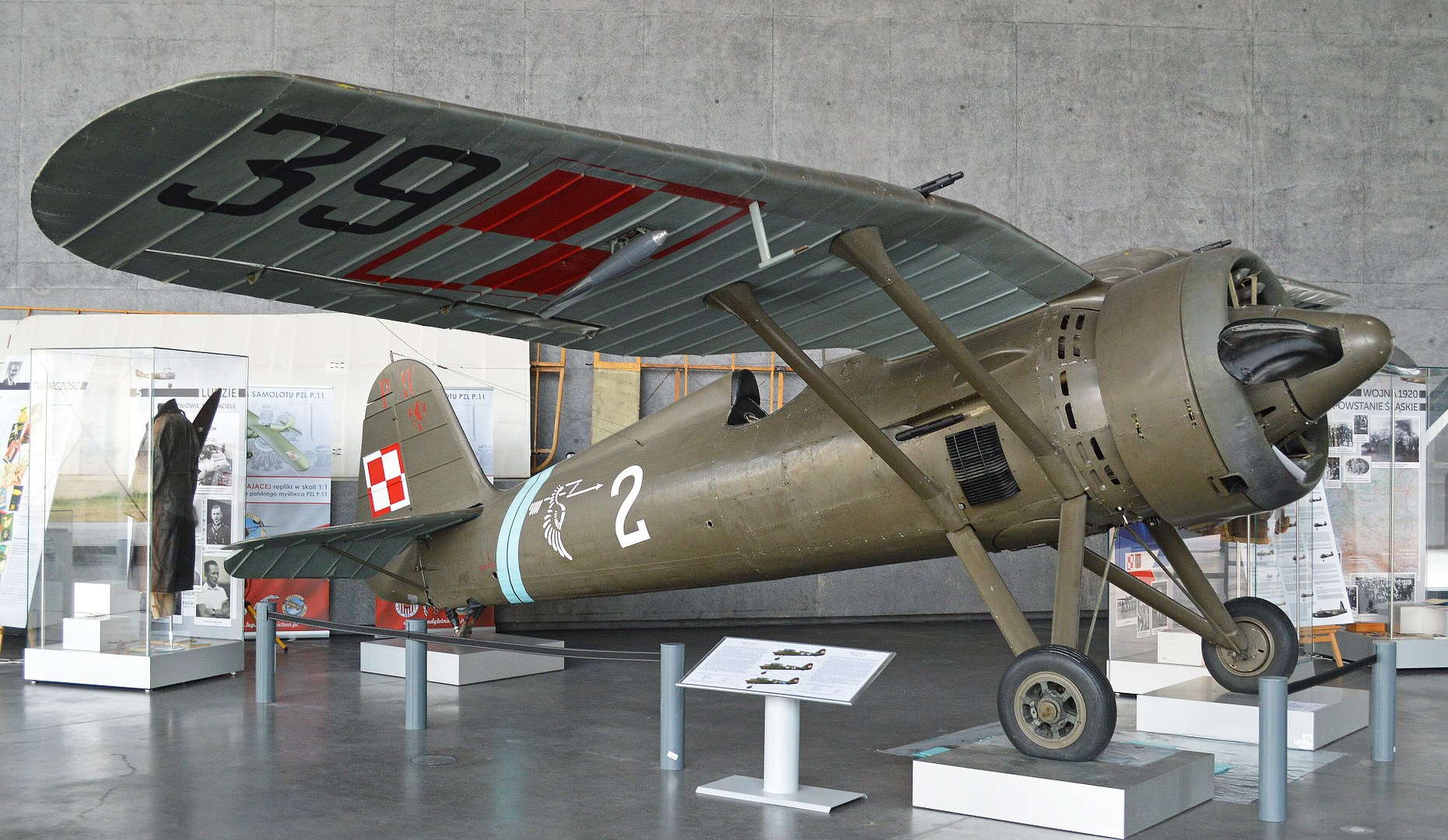 A P.11c in 1939 Polish Air Force markings. Alan Wilson, CC BY-SA 2.0 via Wikimedia Commons.