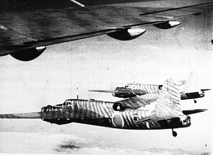 A Donryu viewed from below the ventral and beam positions bristled with guns.