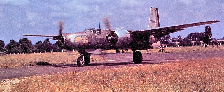 Douglas A-26 Invader of the 416th Bombardment Group in 1945