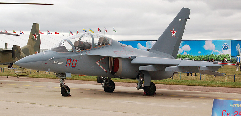 A Yak-130 at the MAKS air show near Moscow, its home market.