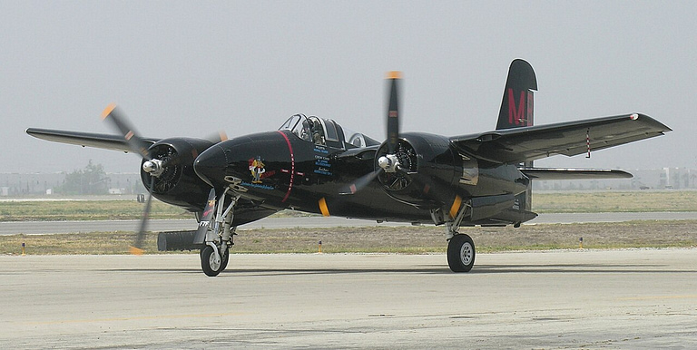 Grumman F7F Tigercat at Chino, California