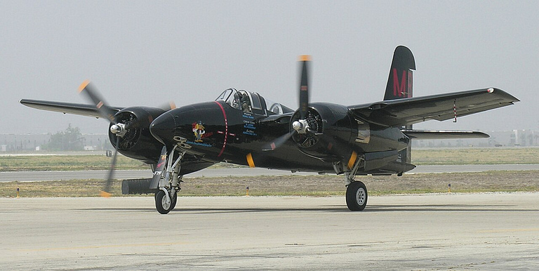 Grumman F7F Tigercat at Chino, California