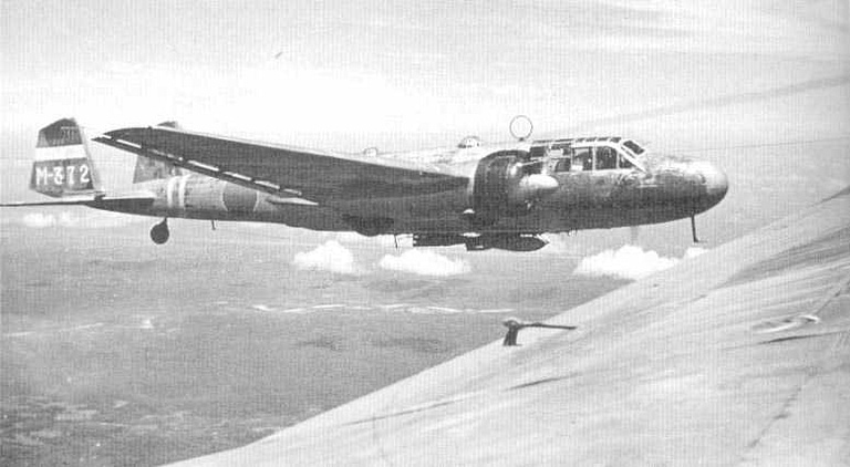 A G3M of the Mihoro Kokutai in flight one of the units that sank Force Z.