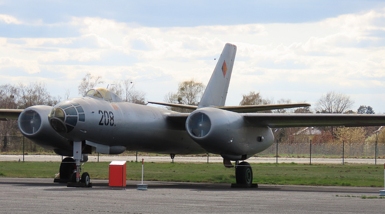 An Il-28 in former East German air force markings the Beagle equipped much of the Warsaw Pact.
