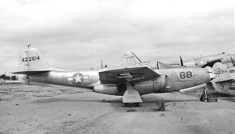 A preserved P-59A Airacomet survivor several remain in US museum collections.