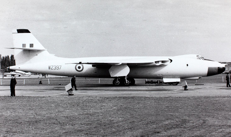 A period photograph of Valiant WZ397 an early production V-bomber.