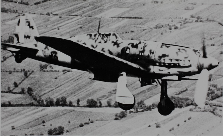 A Macchi C.202 Folgore in flight