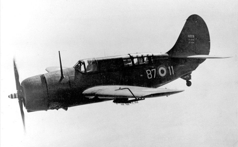 A Curtiss SB2C-5 Helldiver in postwar Italian Air Force service