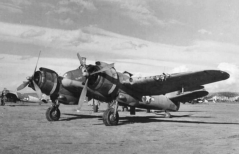 Bristol Beaufighter of a night-fighter squadron