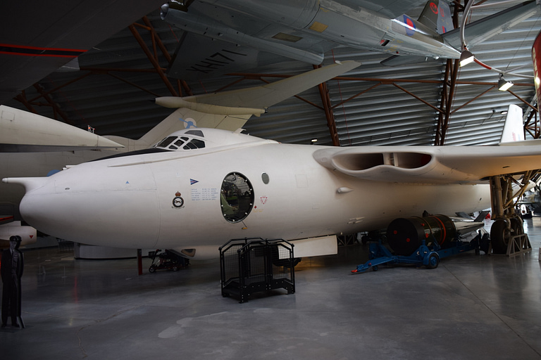 XD818 at RAF Museum Cosford the only complete Valiant left, and the jet that dropped Britains first H-bomb.
