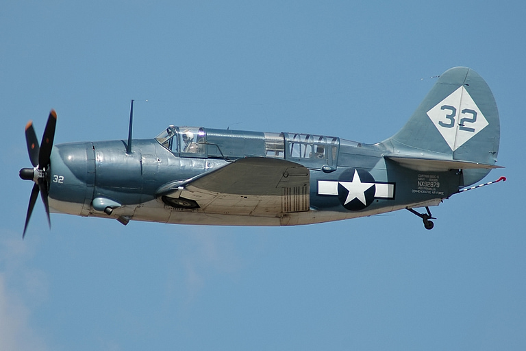Curtiss SB2C Helldiver dive bomber