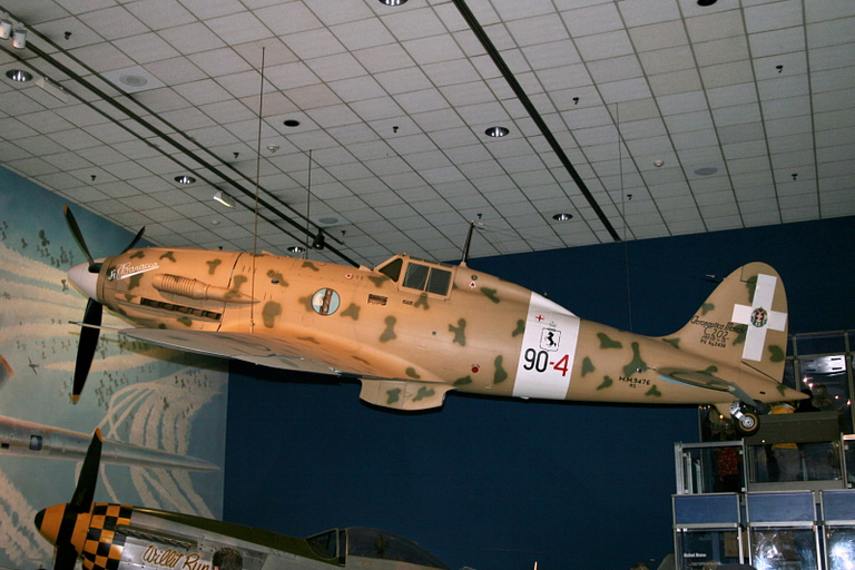 Macchi C.202 Folgore in Italian desert camouflage