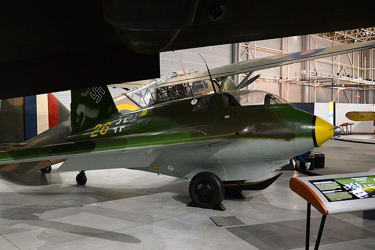 Messerschmitt Me 163 Komet on museum display
