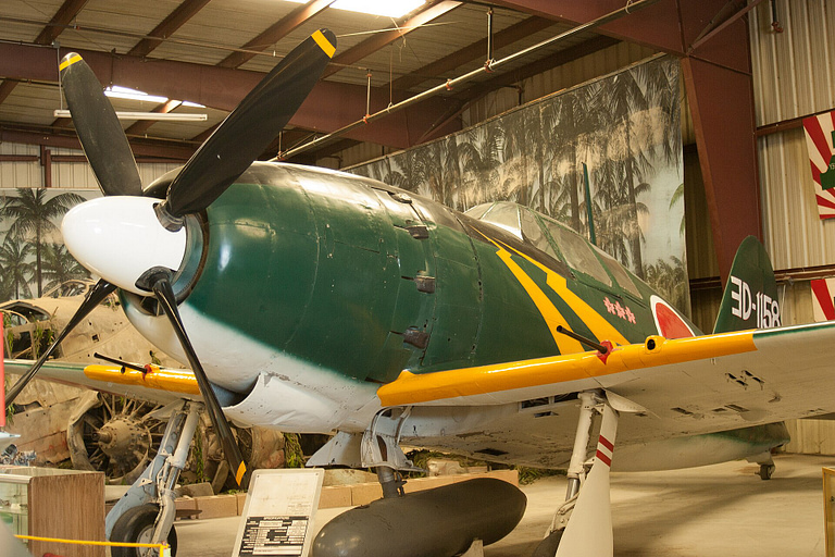 Restored Mitsubishi J2M3 Raiden at Chino, California