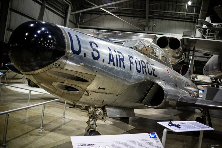 An early gun-armed F-94A Starfire, the first jet all-weather interceptor in USAF service.