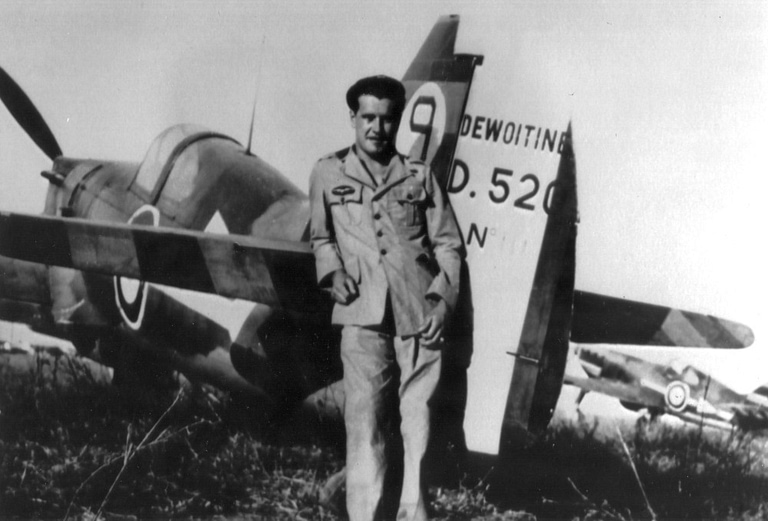 Dewoitine D.520 with French pilot