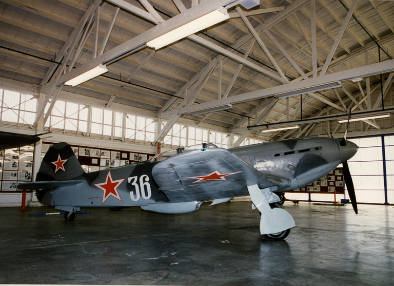 Yakovlev Yak-9 with tactical number White 30 and Soviet star
