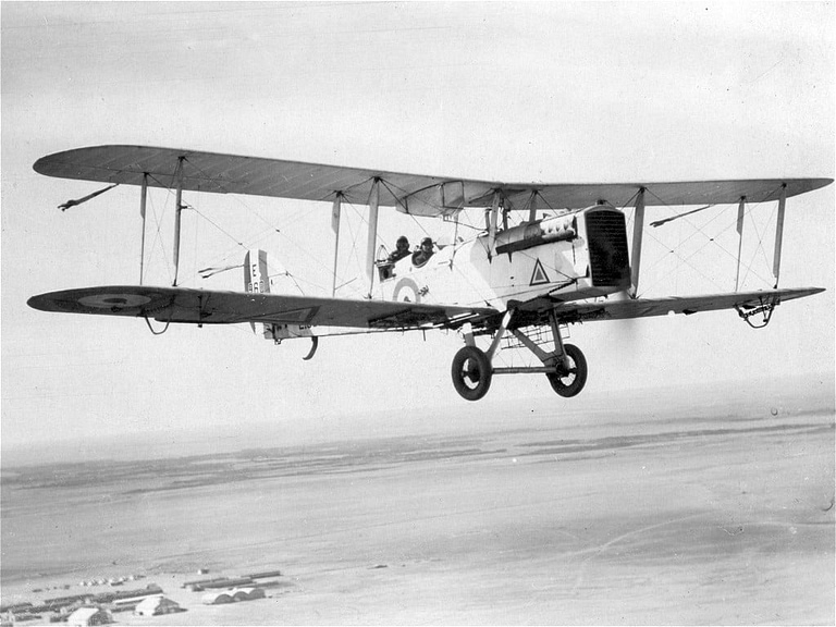 A DH.9A in Royal Air Force service in the 1920s — the workhorse of Britain’s colonial “air