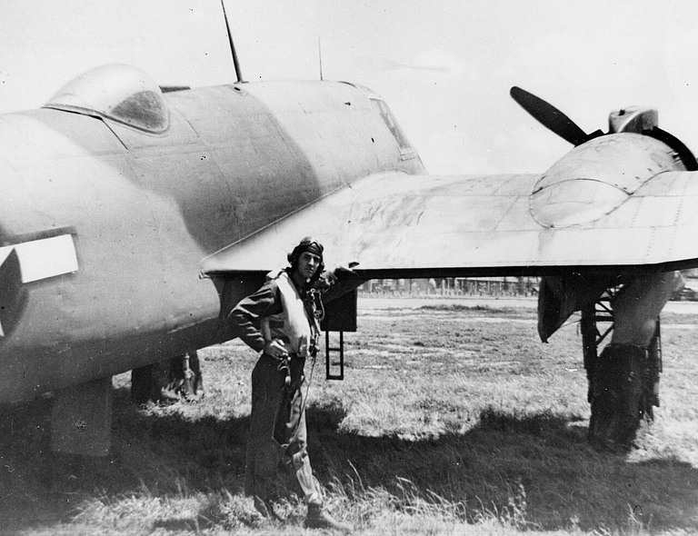Front view of a Bristol Beaufighter