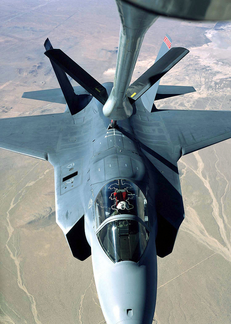 The Lockheed Martin X-35 demonstrator that won the Joint Strike Fighter fly-off in 2001.