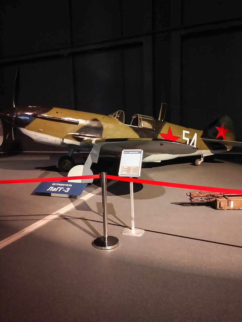 A LaGG-3 displayed at the UMMC Museum, Verkhnyaya Pyshma one of a handful rebuilt for museums.