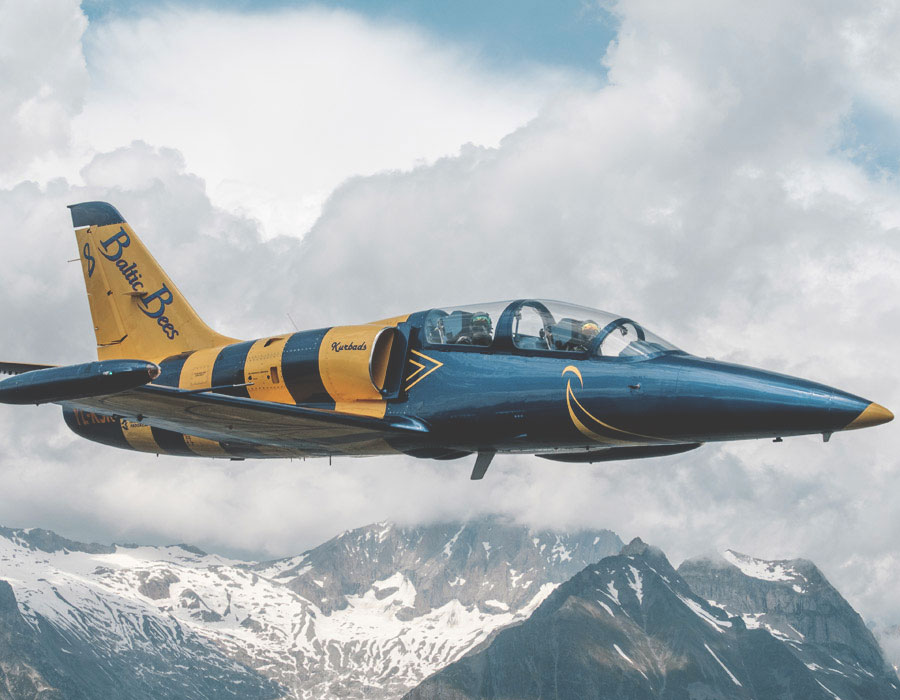 Hawker Hunter fliegen in der Schweiz