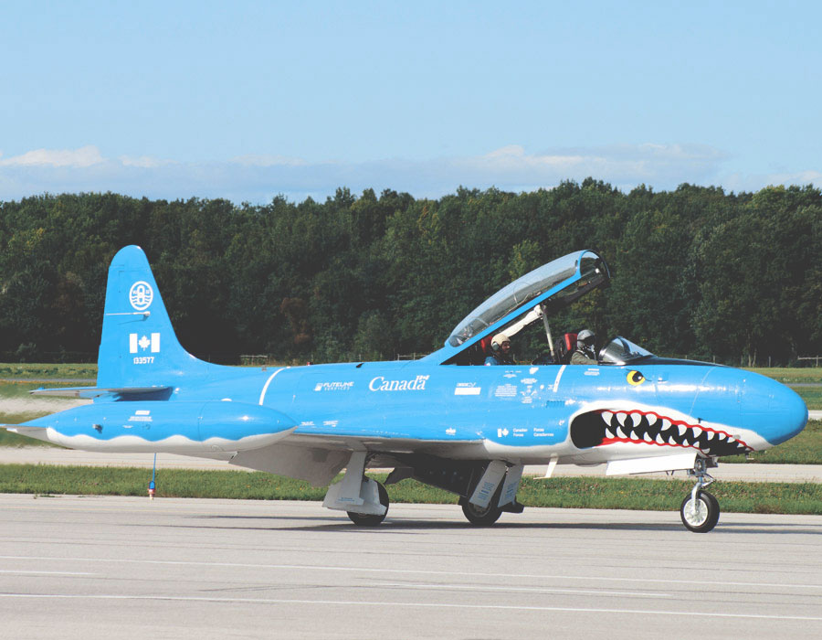 t-33-canadá-02-mo-21 T-33 (T-Bird) en Canadá volando