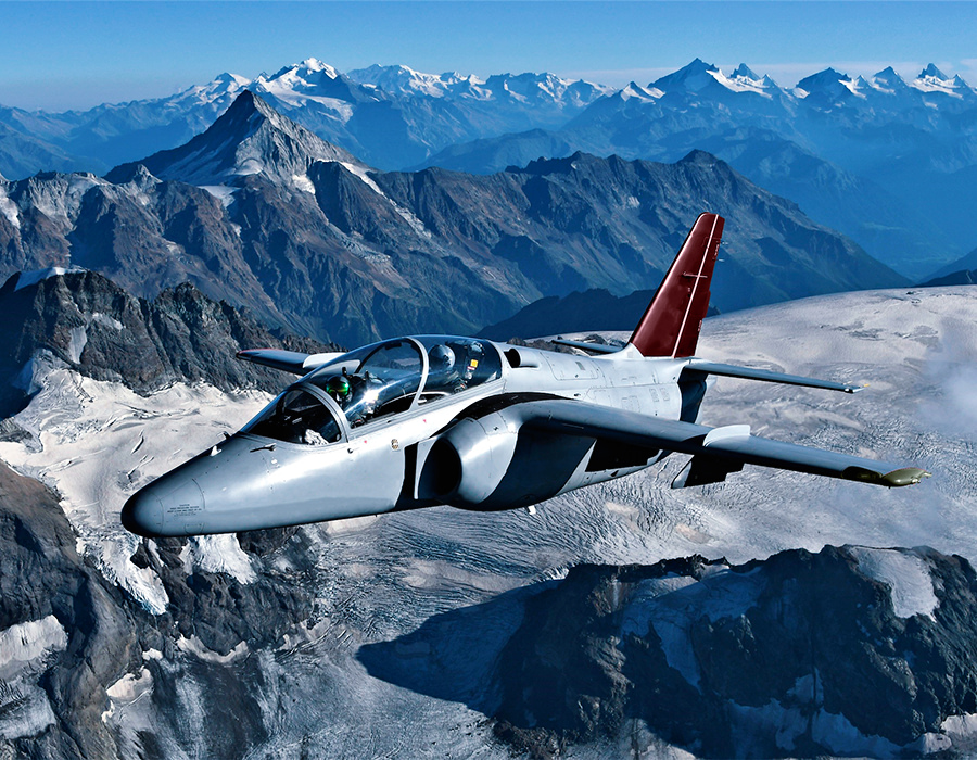 Hawker Hunter fliegen in der Schweiz