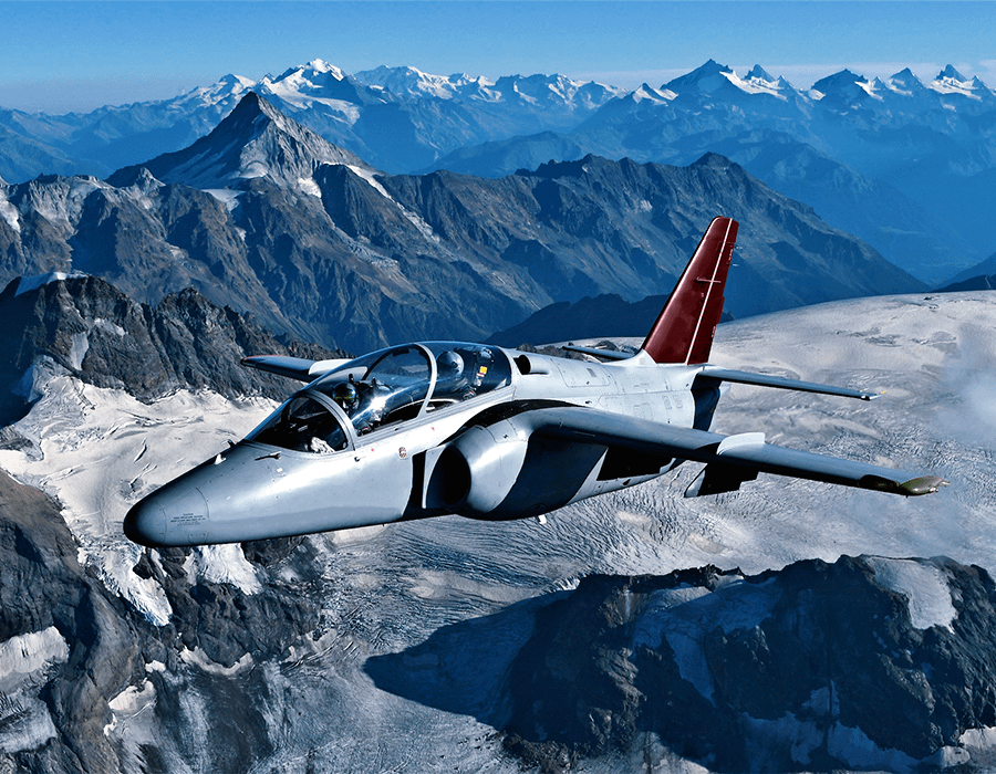 Hawker Hunter fliegen in der Schweiz