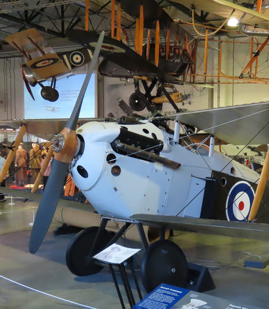 The surviving original Sopwith Dolphin C3988 on display at the RAF Museum London