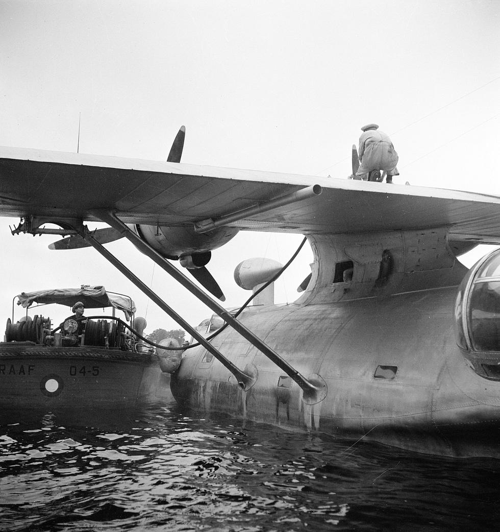 A Royal Australian Air Force Catalina the type flew for many Allied air forces.